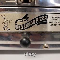 Rare Red Baron Pizza Commercial Counter Top Pizza Oven 1400 Watt Tested