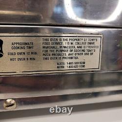 Rare Red Baron Pizza Commercial Counter Top Pizza Oven 1400 Watt Tested