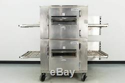 Reconditioned Lincoln 1000 32 Double Deck Gas Conveyor Pizza Oven