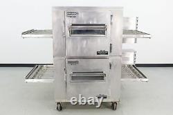 Reconditioned Lincoln 1000 32 Double Deck Gas Conveyor Pizza Oven 560697