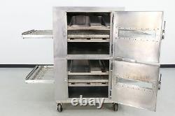 Reconditioned Lincoln 1000 32 Double Deck Gas Conveyor Pizza Oven 560697