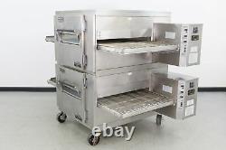 Reconditioned Lincoln 1000 32 Double Deck Gas Conveyor Pizza Oven 560697