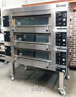 Revent 649 Hc Bakery Restaurant Kitchen Equipment 3 Deck Electric Pizza Oven