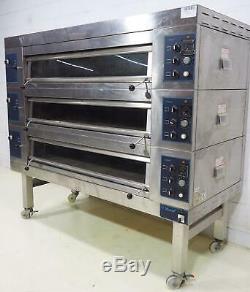 Revent 649U Electric Pizza Bakery Oven 3 Stone Deck with Steam Inject