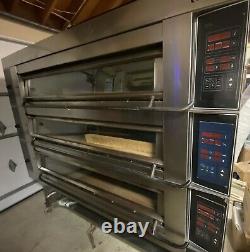 Revent 649U Electric Pizza Bakery Oven 3 Stone Deck with Steam Injection Feature