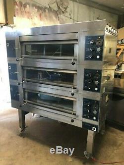 Revent 649U HC Bakery 3 Deck Electric Kitchen Equipment Pizza Oven on Casters