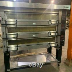 Revent PM743 PizzaMaster Steam Injected Bread Pizza 3 Deck Oven