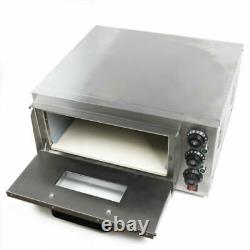 Single Deck Electric 2KW Pizza Oven Ceramic Stone Toaster Baking Bread 110V USED