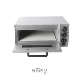 Single Deck Electric Commercial Pizza Oven With Timer For 1X16 Pizza CE 220V