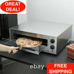 Stainless Steel Countertop Oven with Adjustable Thermostatic Control & Glass Front