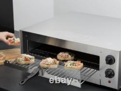 Stainless Steel Countertop Pizza Oven Toaster for 16 Diameter Pizza Commercial