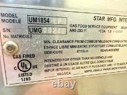 Star UM1854-LP Holman Ultra-Max Impingement LP Gas Conveyor Oven 18in Pizza