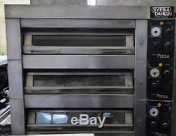 Sveba Dahlen Dc-33 Gemini Commercial Electric Classic 3 Deck Pizza Oven
