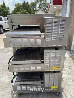 Triple Stack LINCOLN Electric Conveyor Pizza Oven wide BELT 3 Ovens