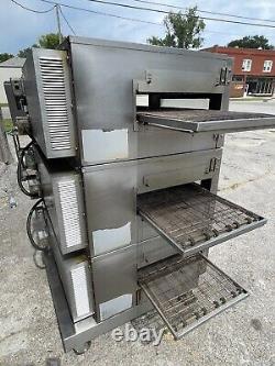 Triple Stack LINCOLN Electric Conveyor Pizza Oven wide BELT 3 Ovens