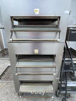 Triple Stack LINCOLN Electric Conveyor Pizza Oven wide BELT 3 Ovens