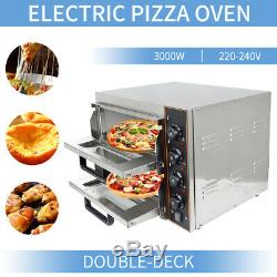 Two Pizza Ovens 2 X 16 Twin Deck Commercial Baking Oven Fire Stone Catering