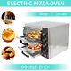 Two Pizza Ovens 2 X 16 Twin Deck Commercial Baking Oven Fire Stone Catering Eu