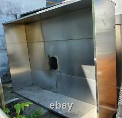 USED 92 x 66 x 24 Exhaust Hood for Pizza Deck or Conveyor Oven Local Pick-up