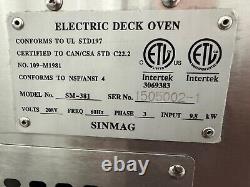 Used ABS Electric Deck Oven Steam Baking or Pizza SM-381