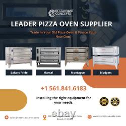 Used Bakers Pride 151 Super Deck Pizza oven Gas or Propane withwarranty