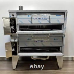 Used Bakers Pride 252 Double Deck Pizza oven Gas or Propane withwarranty