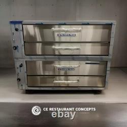 Used Bakers Pride 252 Double Deck Pizza oven Gas or Propane withwarranty