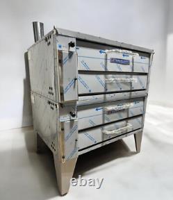 Used Bakers Pride 252 Double Deck Pizza oven Gas or Propane withwarranty