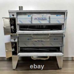Used Bakers Pride 252 Double Deck Pizza oven Gas or Propane withwarranty