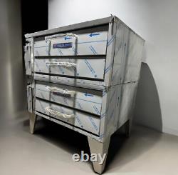 Used Bakers Pride 252 Double Deck Pizza oven Gas or Propane withwarranty