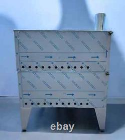 Used Bakers Pride 252 Double Deck Pizza oven Gas or Propane withwarranty