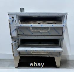 Used Bakers Pride 252 Double Deck Pizza oven Gas or Propane withwarranty