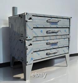 Used Bakers Pride 452 Double Deck Pizza oven Gas or Propane withwarranty