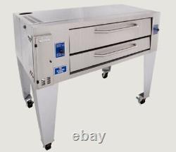 Used Bakers Pride Y-600 Super Deck Gas Single Deck Pizza Oven 60