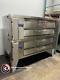 Used Bakers Pride Y600 Late Model Double Deck Gas Pizza Oven Warranty