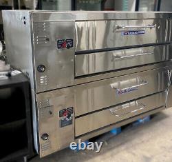 Used Bakers Pride Y600 Pizza Oven Double stack