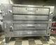 Used Bakers Pride Y600 Pizza Oven Double Deck