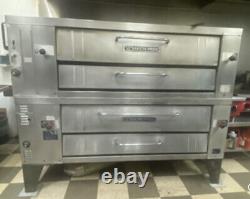 Used Bakers Pride Y600 Pizza Oven double deck