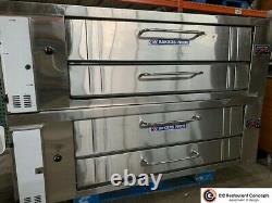 Used Bakers Pride Y600 Pizza Oven double deck