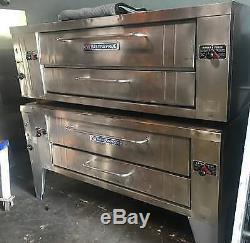 Used Bakers Pride Y602 Double Deck Pizza Oven