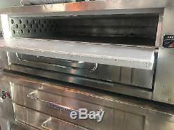 Used Bakers Pride Y602 Double Deck Pizza Oven