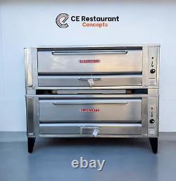 Used Blodgett 1048 pizza oven double deck gas or propane