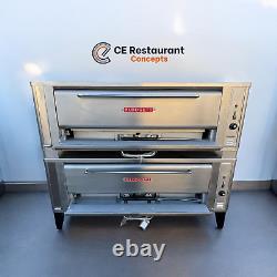 Used Blodgett 1048 pizza oven double deck gas or propane