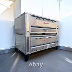 Used Blodgett 1048 pizza oven double deck gas or propane