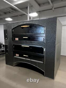 Used Certified Marsal MB866 Double deck pizza oven Gas or Propane