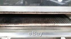 Used Doyon PIZ6G Natural Gas 3 Deck Pizza Oven with Stand