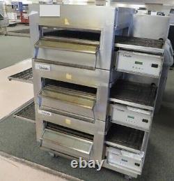 Used Lincoln 1132 Pizza Conveyor Oven Triple Stack Electric