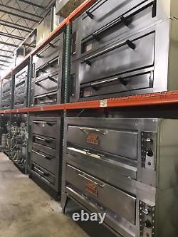 Used MARSAL SD 1048 / 448 double deck gas pizza oven