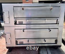 Used MARSAL SD 1060 Double deck gas pizza oven