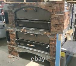 Used Marsal MB60 Brick Lined Gas Double Deck Pizza Bread Oven